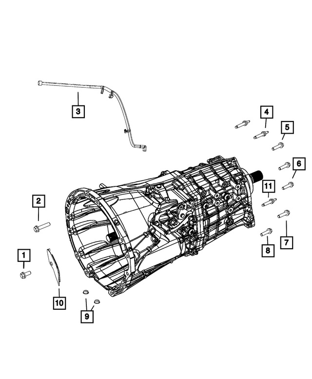 6102411AA - Transmission: Hex Head Bolt And Washer for Mopar Image image