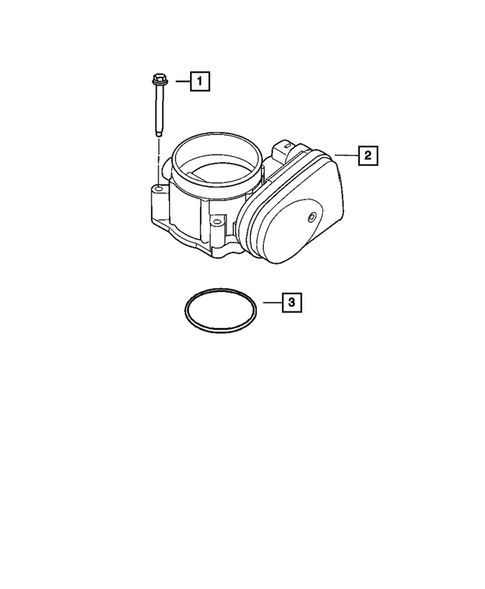 Throttle Body for 2011 Ram 3500 #0