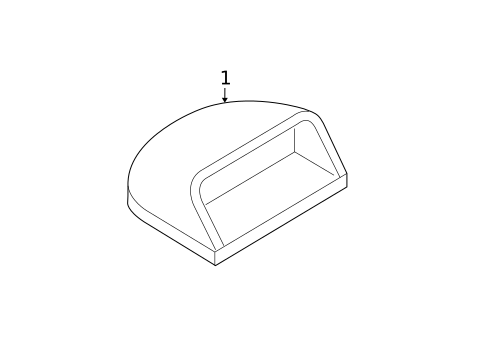 High Mounted Stop Lamp for 2016 Nissan Sentra #1