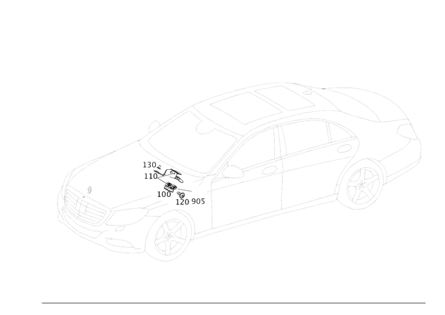 2205400681 - Electrical Equipment and Instruments: Receptacle Housing for Mercedes-Benz Image image
