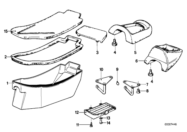 52531230314 - : Hinge                     for BMW-Motorrad Image