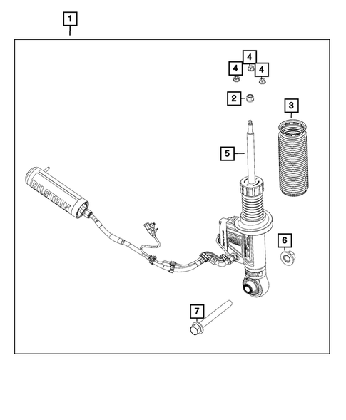 Front Suspension, Strut and Cradle for 2022 Ram 1500 #2
