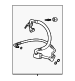 1535062 - HVAC: ACDelcoâ„¢ Pressure Hose for GM Image