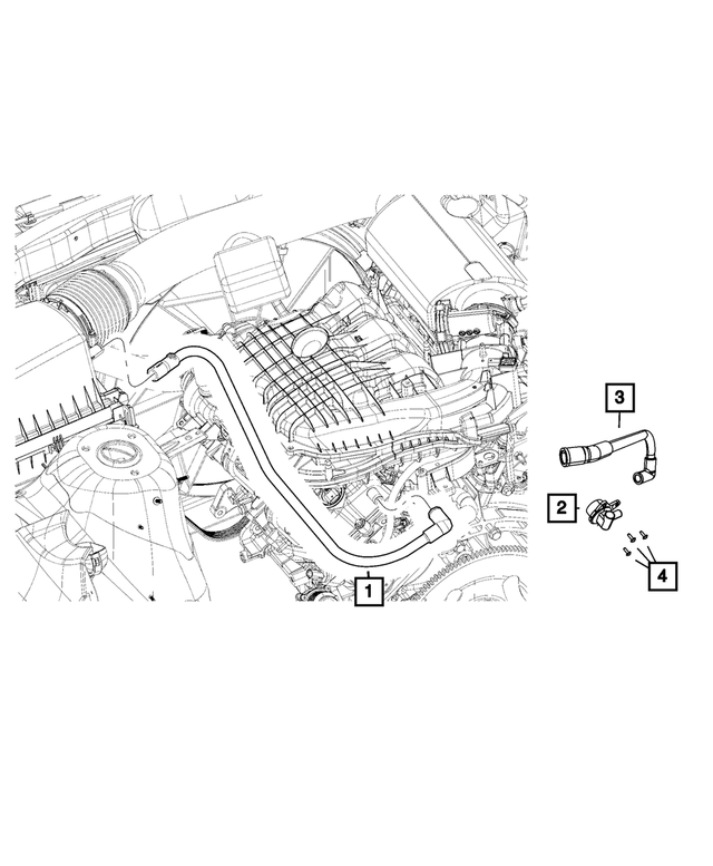 « 5184763AD – 3.6L Gas; Engine : Pcv Soupape pour Mopar Image »