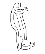 4M0201974A - Fuel System: Pipe Shield for Audi: Q7, Q8, RS Q8, SQ7, SQ8 Image