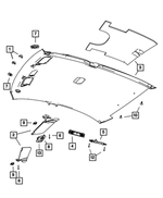 1CY12DX9AB - : Reading Lamp for Chrysler: 200 | Dodge: Avenger Image