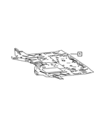 68008207AA - Body Sheet Metal Except Doors: Floor Pan for Mopar Image