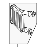 7P0145804D - Cooling System: Inter-cooler for Audi Image