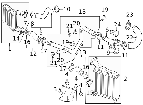 Intercooler for 2011 Audi Q7 #0