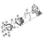 68426385AA - 5.9L Turbo Diesel; Engine: Crankshaft Oil Seal for Mopar Image