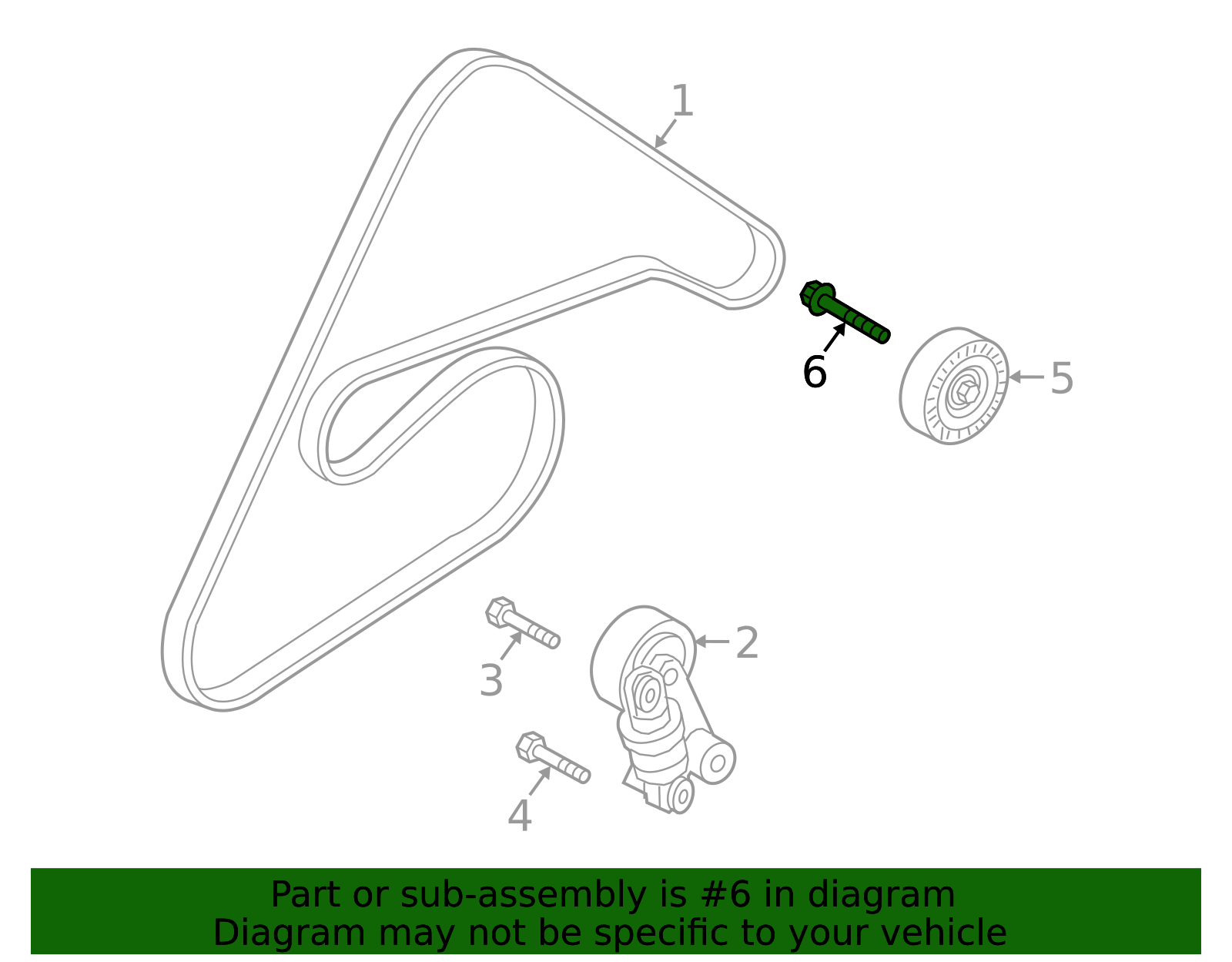 2006-2026 Hyundai Idler Pulley Bolt 25285-3C100 | OEM Parts Online