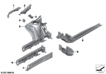 41007386988 - : Exterior Right Engine Support for BMW Image