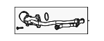 6M129041 - Cooling System: Intake Pipe for Audi Image