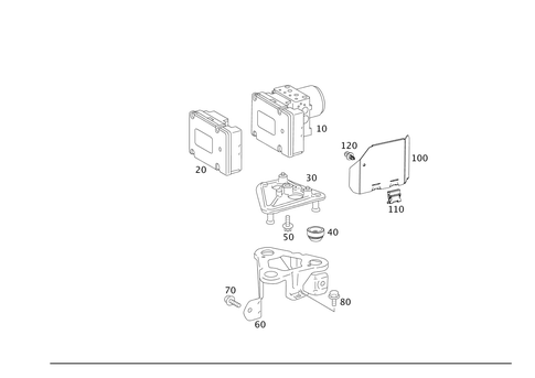 Hydraulic Unit for 2009 Mercedes-Benz S550 #0