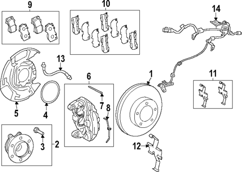 Front Brakes for 2025 Toyota 4Runner #0