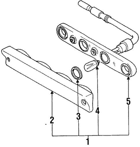 High Mount Lamps for 1990 Isuzu Impulse #0