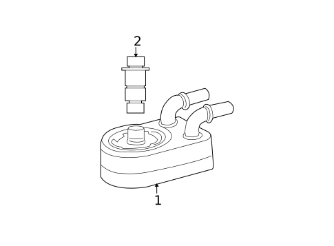 Engine Oil Cooler for 2010 Dodge Caliber #0