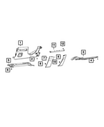 7SP94JRRAC - Interior Trim: Instrument Panel Knee Blocker for Mopar Image
