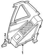 7690157A01 - : Quarter Trim Panel for Nissan: Sentra Image