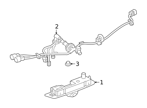 License Lamps for 2023 Cadillac XT6 #0