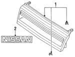 6231284A26 - : Grille for Nissan Image
