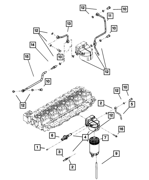 Fuel Lines for 2007 Dodge Ram 3500 #2