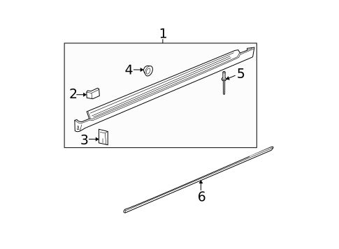 Exterior Trim - Pillars for 2008 Chevrolet Malibu #0