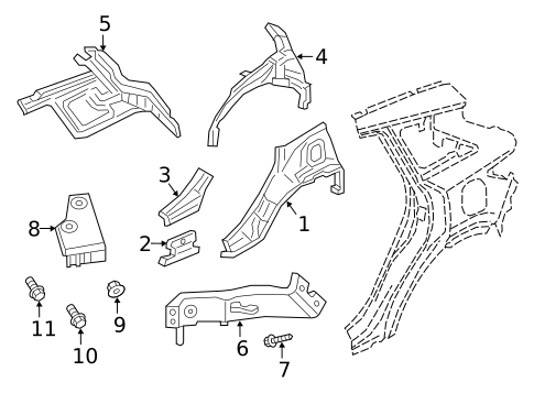 Inner Structure for 2025 INFINITI QX60 #1