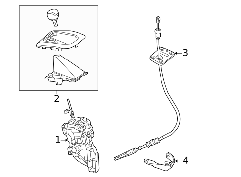 Gear Shift Control for 2023 Ram ProMaster 3500 #0