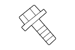 9YA02100S - Body: Folding Seat Lock Striker Bolt for Mazda Image