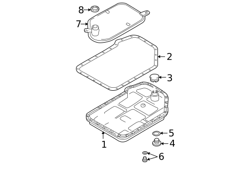 Automatic Transmission for 2002 Volkswagen Passat #0