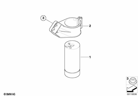 Coolant Lines, Drying Container for 2005 BMW Z4 M3.2 #1
