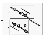 88967242 - Suspension: Axle Assembly for Buick: Rendezvous, Terraza | Chevrolet: Uplander, Venture | Oldsmobile: Silhouette | Pontiac: Aztek, Montana | Saturn: Relay Image