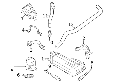 Emission System for 2024 Subaru Crosstrek #0