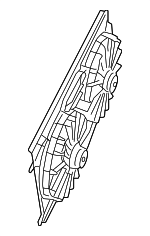 68031875AA - Cooling System: Fan Shroud for Dodge: Caliber Image