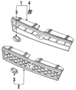 91065AA260 - Body: Grille Assembly for Subaru: Legacy Image