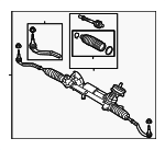 36003597 - Steering: Gear Assembly for Volvo Image