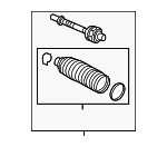 32333943 - Steering: Inner Tie Rod for Volvo Image