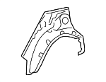6163130210 - Body: Outer Wheelhouse for Lexus: GS300, GS350, GS430, GS450h, GS460 Image