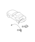 68397745AA - Electrical: Deck Lid Plug for Mopar Image
