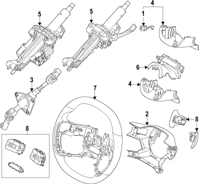 56111DO000RBQ - : Steering Wheel for Kia Image