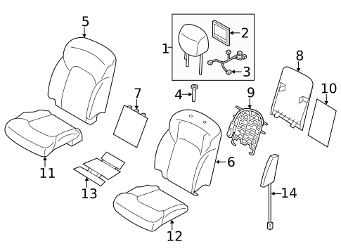 Heated Seats for 2015 INFINITI QX80 #1
