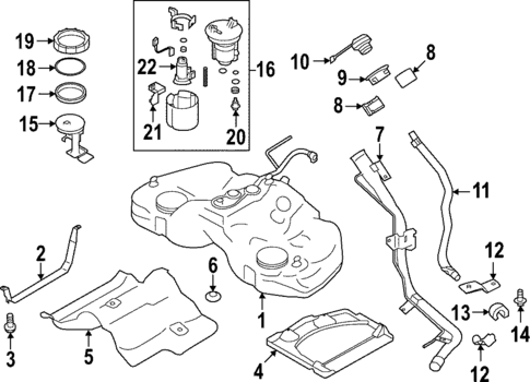 Fuel System Components for 2022 Subaru BRZ #0