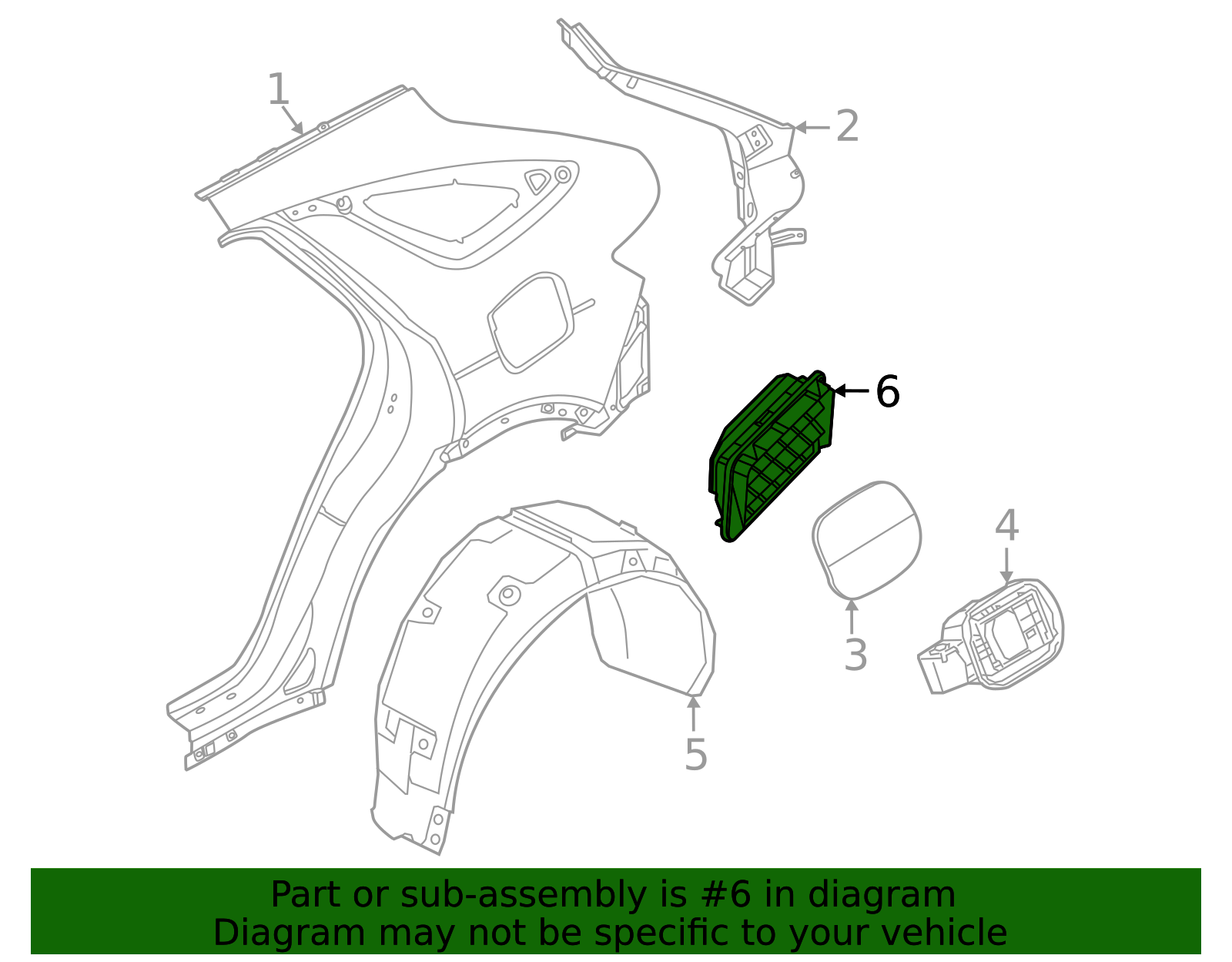 2022-2025 Genesis Pressure Vent 97525-AR000 | QuirkParts