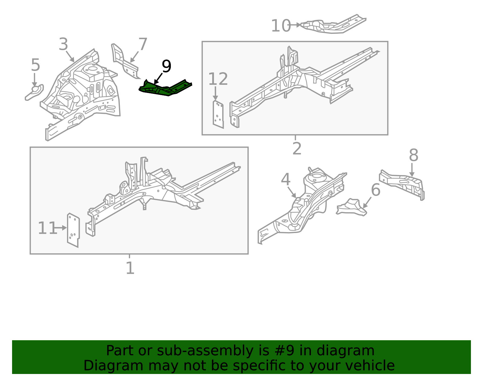 64664-D4000 - Rail Reinforced 2016-2020 Kia | Kia.Parts Store