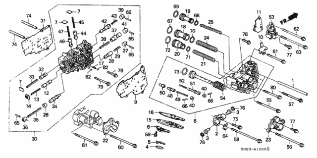 AT Secondary Body - Servo Body for 1991 Honda CRX #0