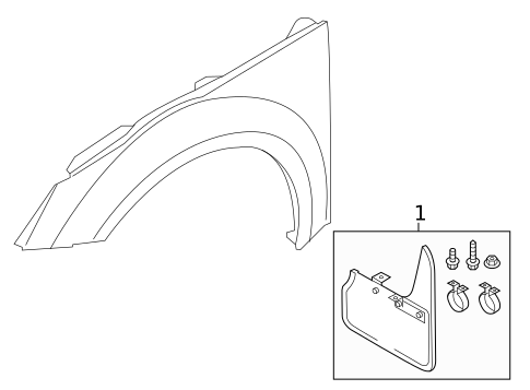 Exterior Trim - Fender for 2018 Audi TTS Quattro #0