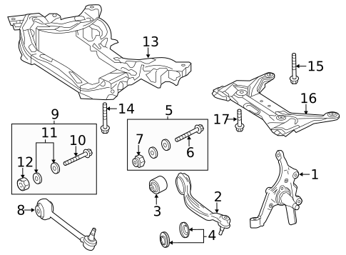 Suspension Components for 2014 Mercedes-Benz E350 #9