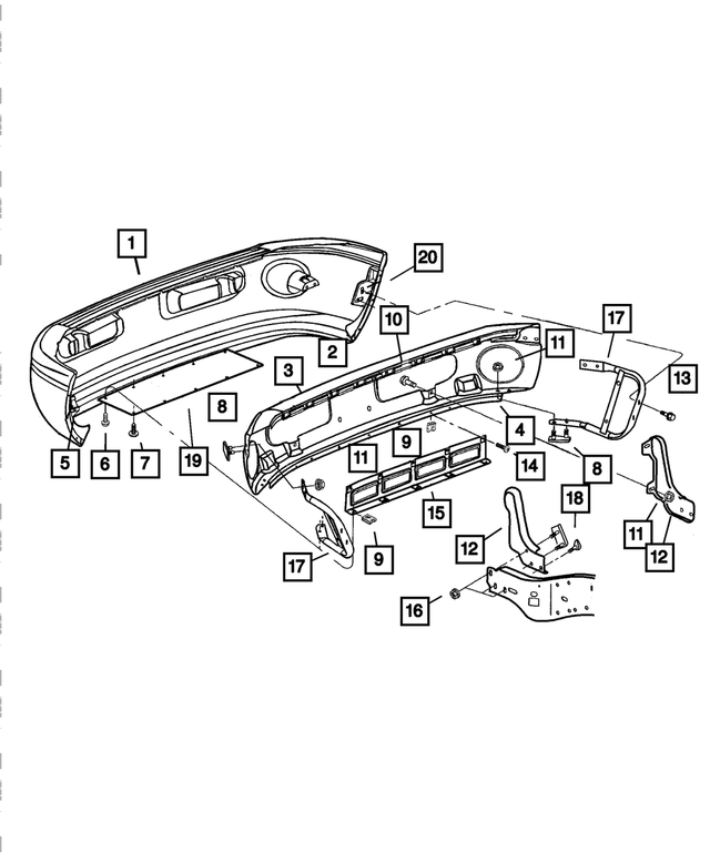 6503698 - Frames and Bumpers: Truss Head Screw And Washer for Mopar Image