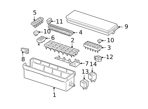 Fuse & Relay for 2009 Land Rover LR3 #0